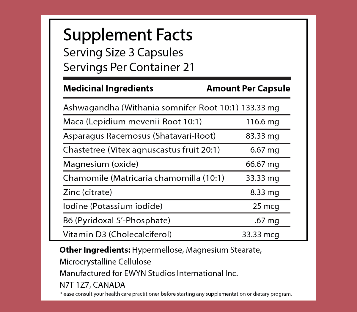 Hormone Balance Supplement